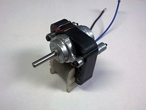 Small ac motor for in home products using fans 